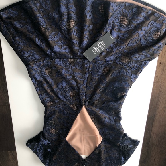 NWT BCBG BLUE/BLACK “Marissa” dress - Picture 3 of 9